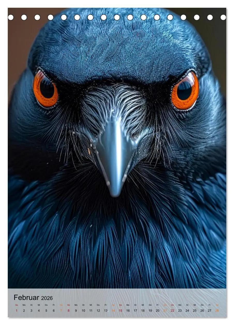 Bild: 9783516283471 | Vögel Porträts (Tischkalender 2026 DIN A5 hoch), CALVENDO...