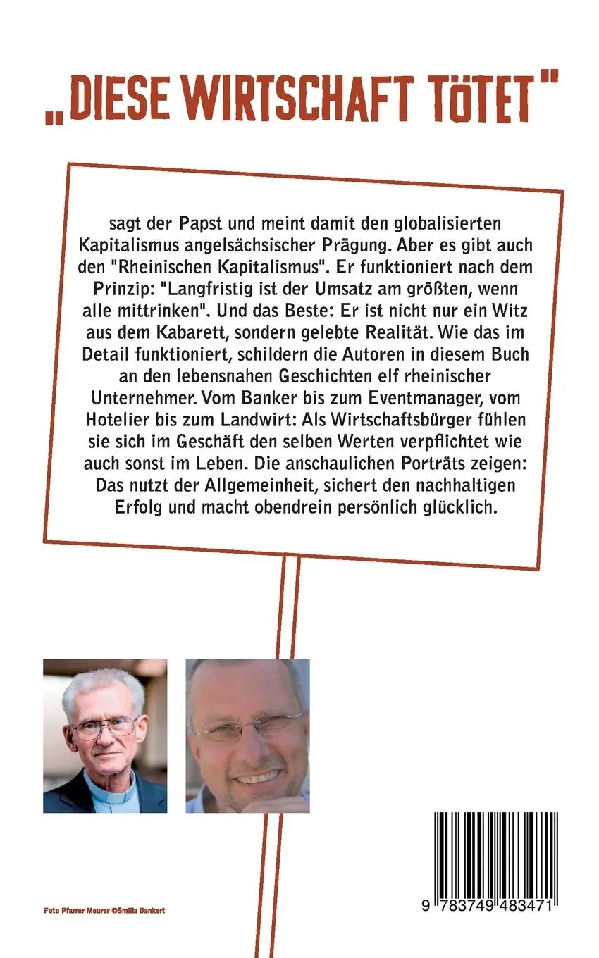 Rückseite: 9783749483471 | Kapitalismus, der gut tut | Peter Sprong (u. a.) | Taschenbuch | 2019