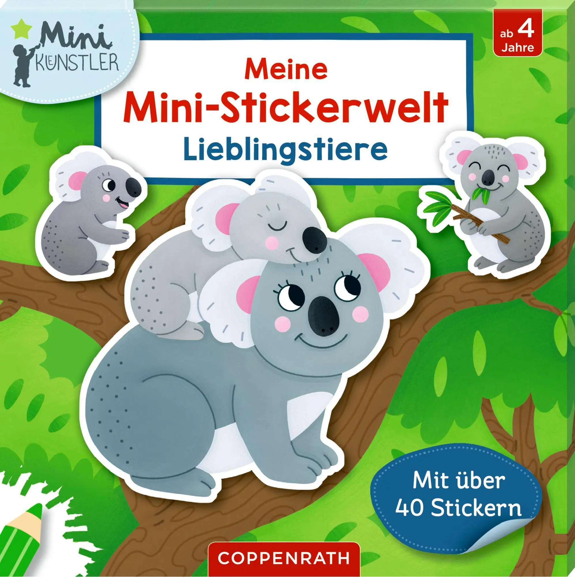 Cover: 4050003953571 | Meine Mini-Stickerwelt - Lieblingstiere | Mit über 40 Stickern | 2024