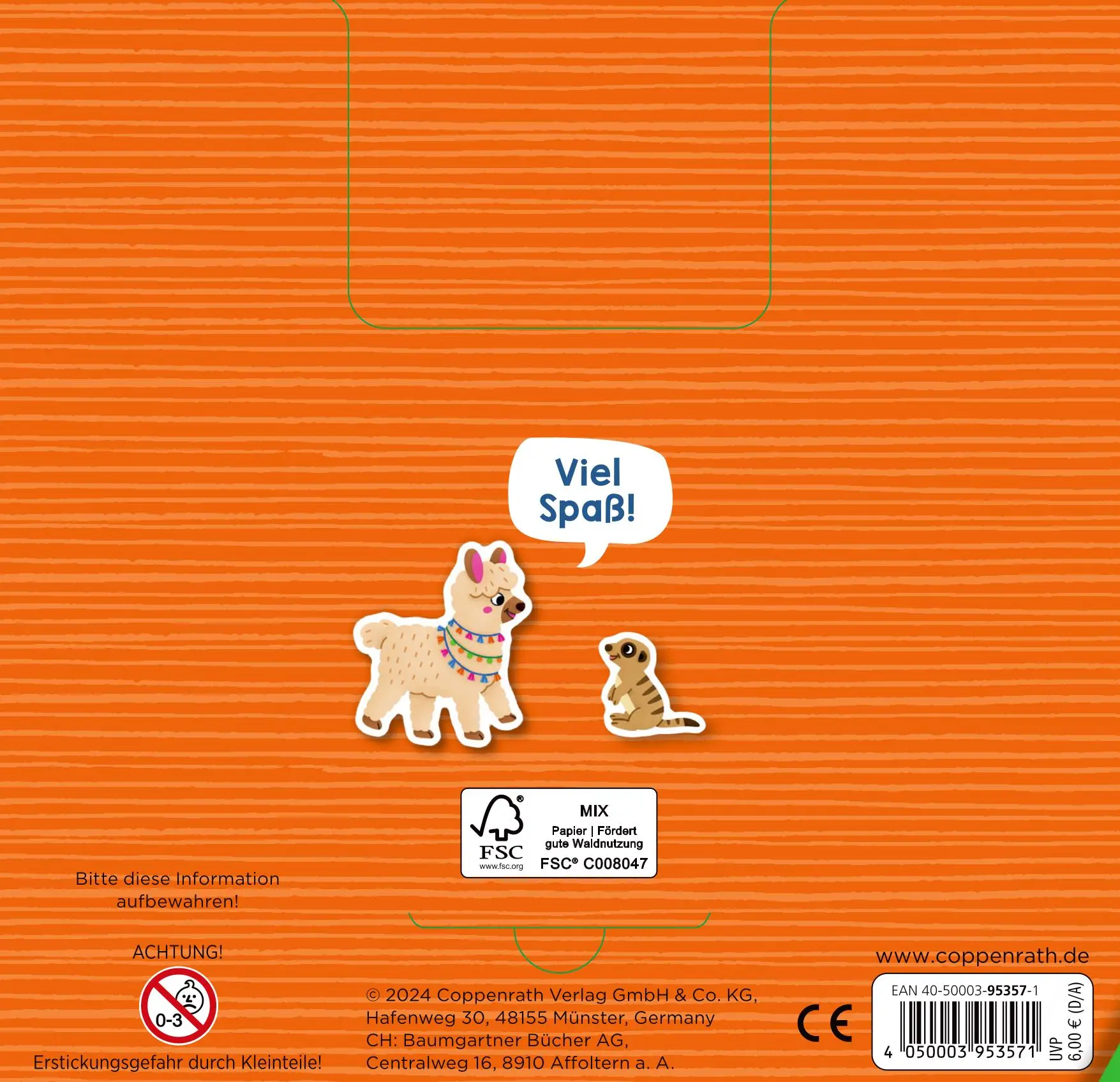 Rückseite: 4050003953571 | Meine Mini-Stickerwelt - Lieblingstiere | Mit über 40 Stickern | 2024