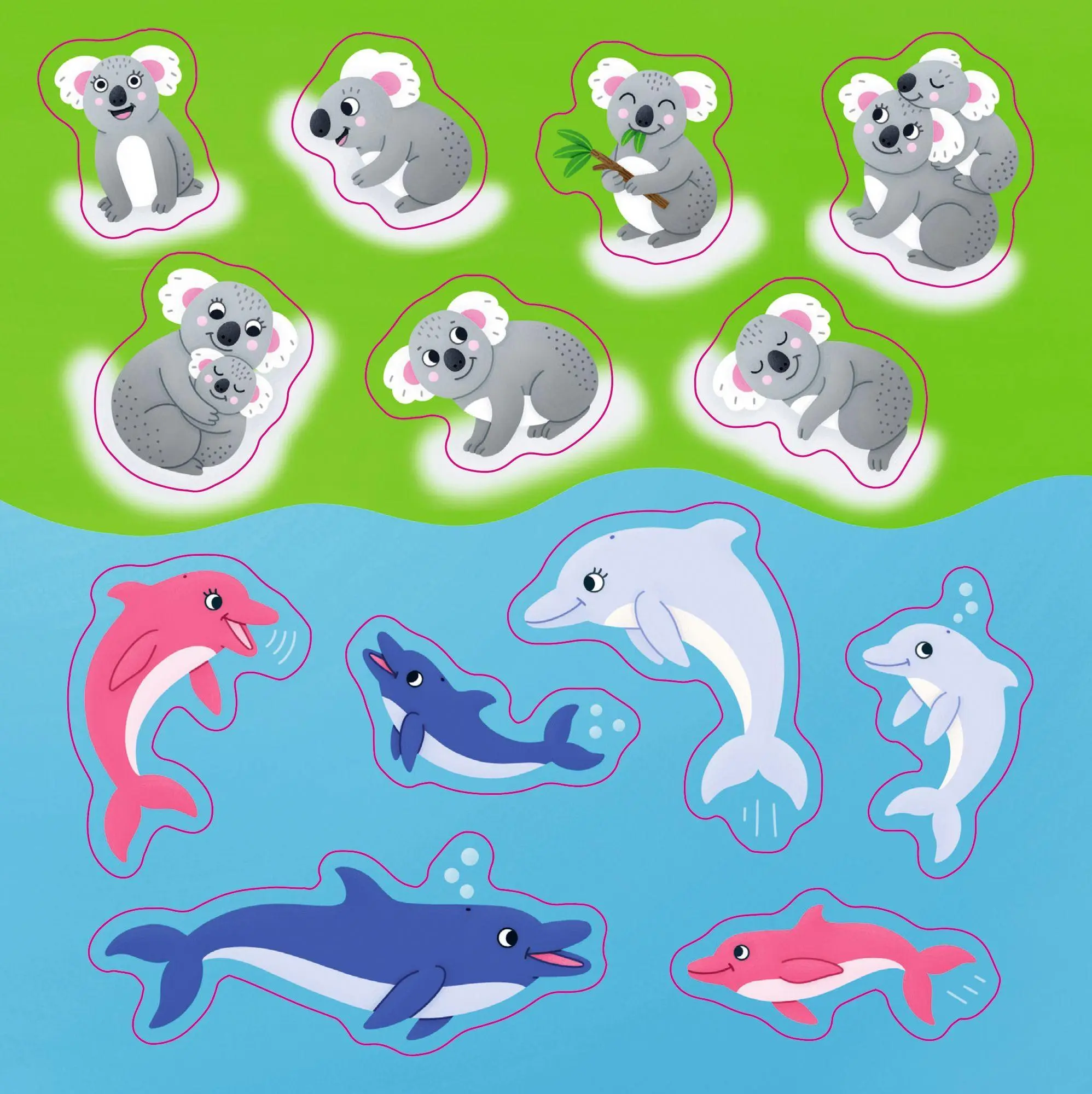 Bild: 4050003953571 | Meine Mini-Stickerwelt - Lieblingstiere | Mit über 40 Stickern | 2024