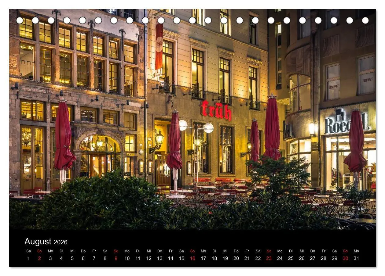 Bild: 9783516033571 | Köln Impressionen bei Nacht (Tischkalender 2026 DIN A5 quer),...