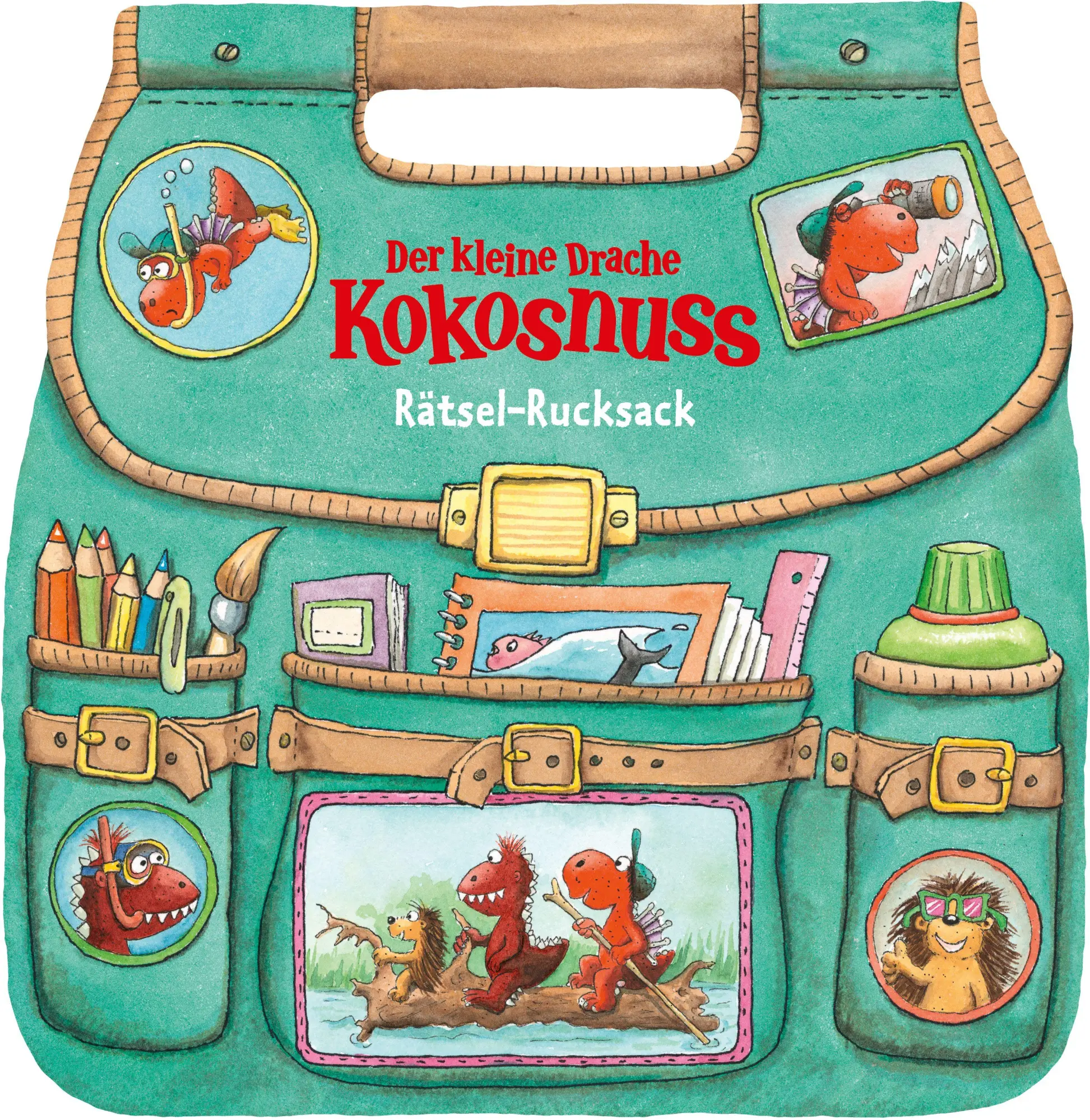 Cover: 9783570183571 | Der kleine Drache Kokosnuss - Rätsel-Rucksack | Ingo Siegner | Buch