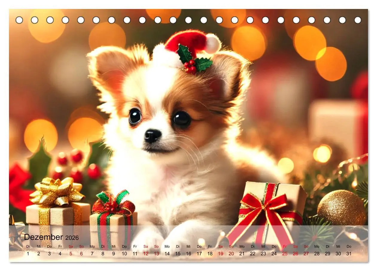 Bild: 9783457313671 | Chihuahua-Welpen - Kleine Wunder (Tischkalender 2026 DIN A5 quer),...