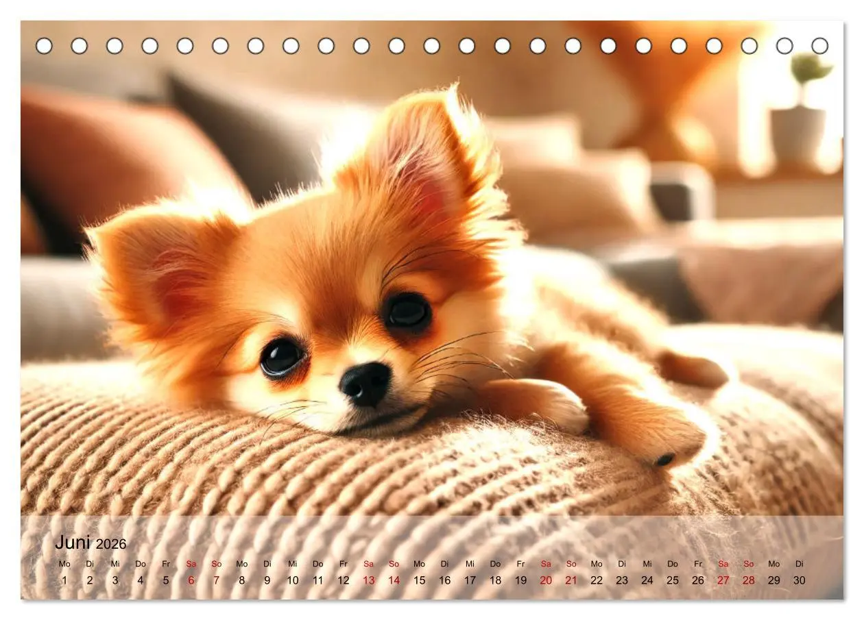 Bild: 9783457313671 | Chihuahua-Welpen - Kleine Wunder (Tischkalender 2026 DIN A5 quer),...