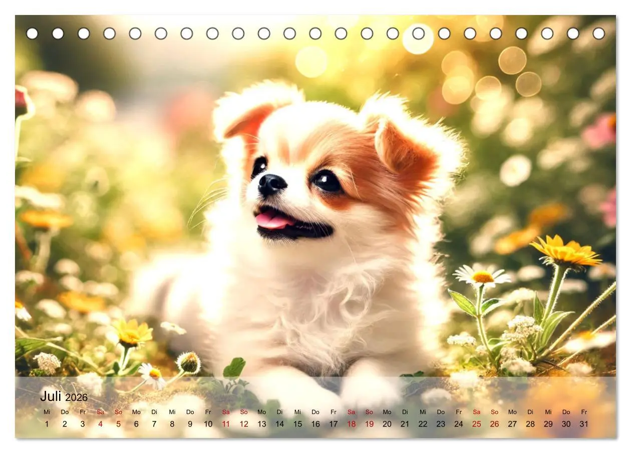 Bild: 9783457313671 | Chihuahua-Welpen - Kleine Wunder (Tischkalender 2026 DIN A5 quer),...