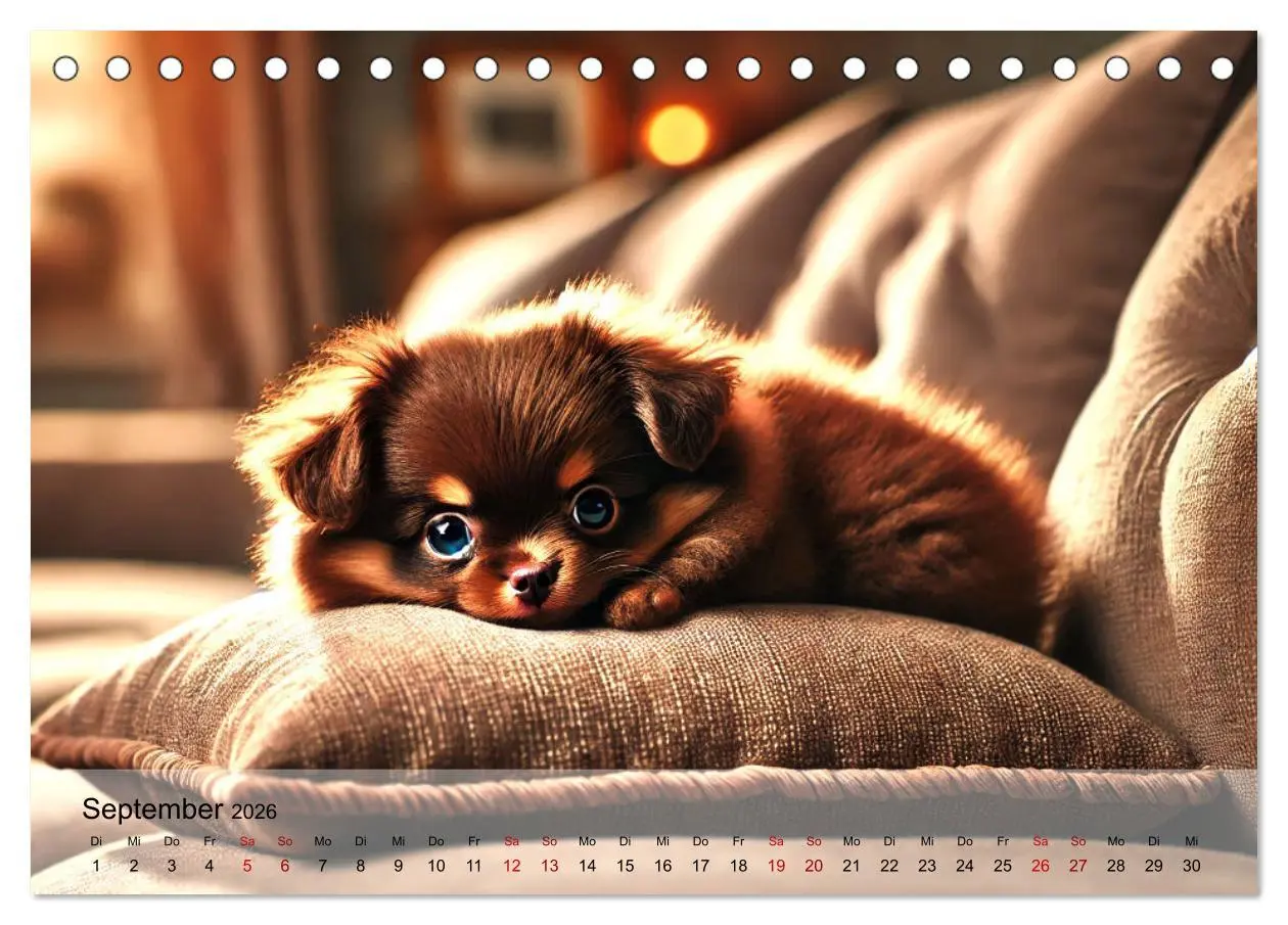 Bild: 9783457313671 | Chihuahua-Welpen - Kleine Wunder (Tischkalender 2026 DIN A5 quer),...