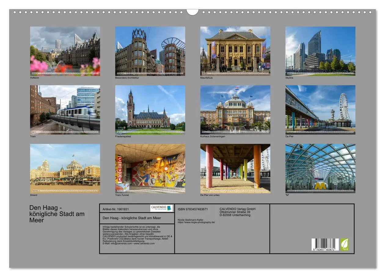 Bild: 9783457483671 | Den Haag - königliche Stadt am Meer (Wandkalender 2026 DIN A2...
