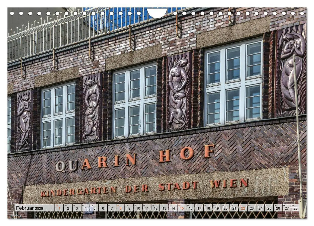 Bild: 9783457793671 | Baukunst des Roten Wien (Wandkalender 2026 DIN A4 quer), CALVENDO...