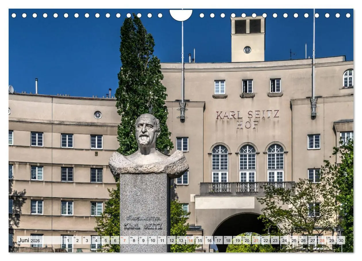 Bild: 9783457793671 | Baukunst des Roten Wien (Wandkalender 2026 DIN A4 quer), CALVENDO...