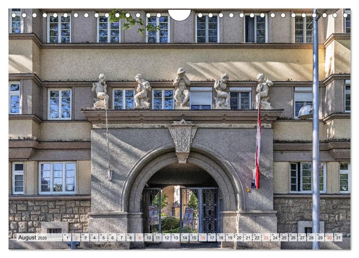 Bild: 9783457793671 | Baukunst des Roten Wien (Wandkalender 2026 DIN A4 quer), CALVENDO...