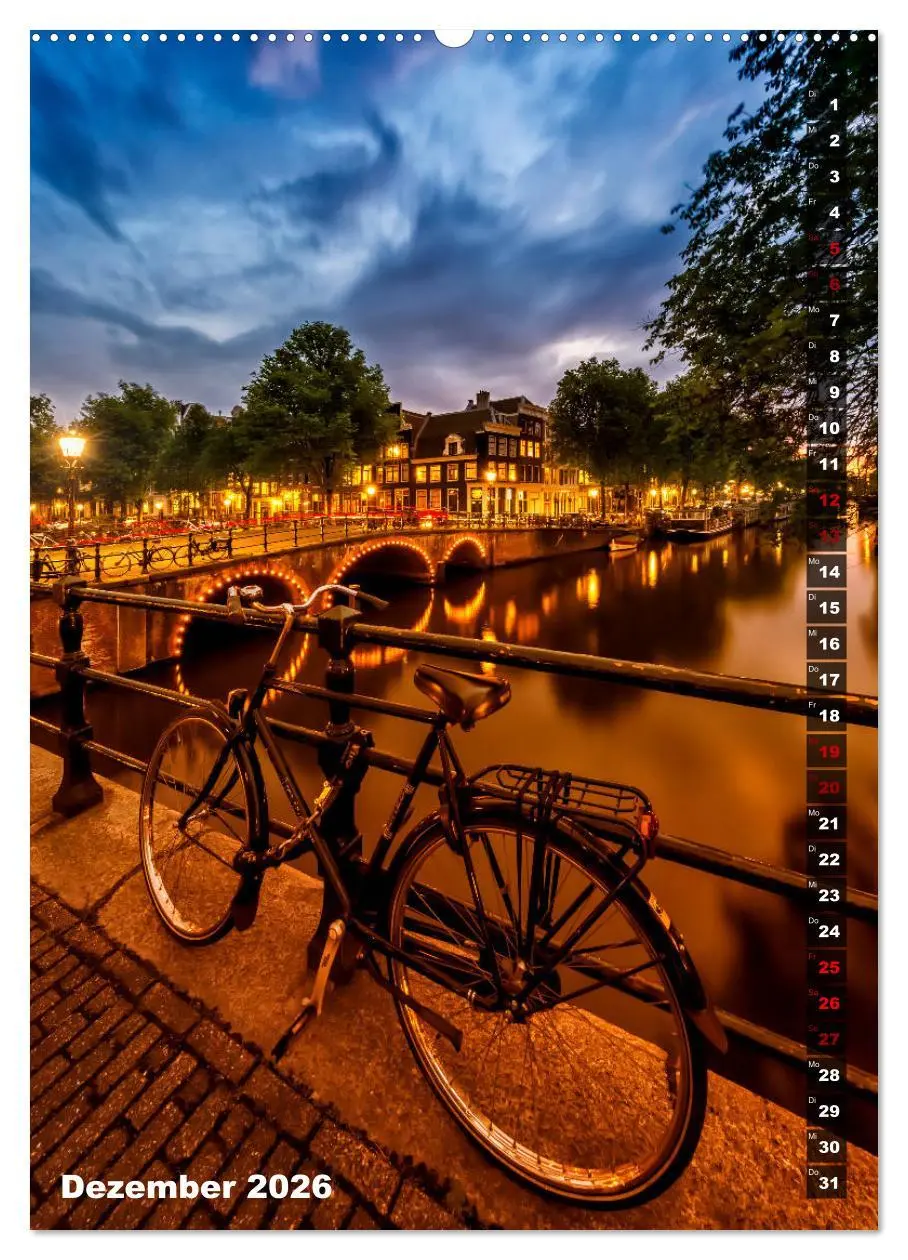 Bild: 9783516403671 | AMSTERDAM Charmantes Stadtherz (Wandkalender 2026 DIN A2 hoch),...