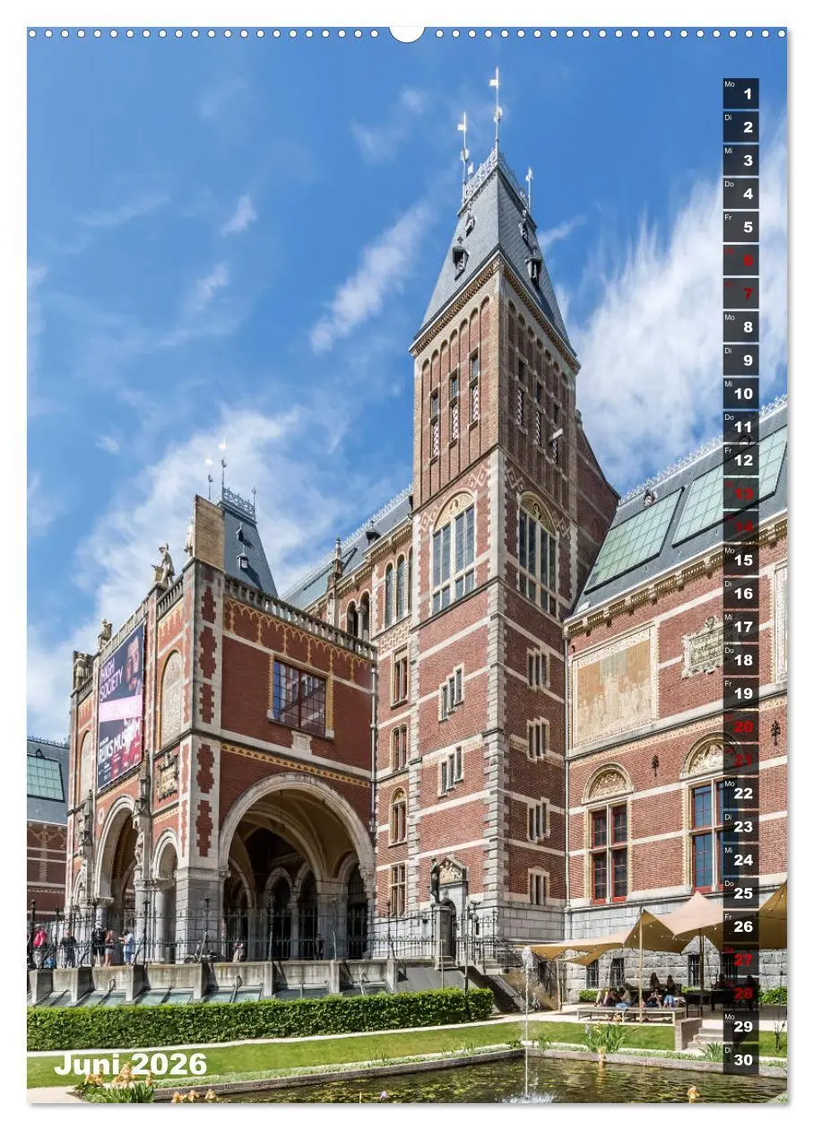 Bild: 9783516403671 | AMSTERDAM Charmantes Stadtherz (Wandkalender 2026 DIN A2 hoch),...