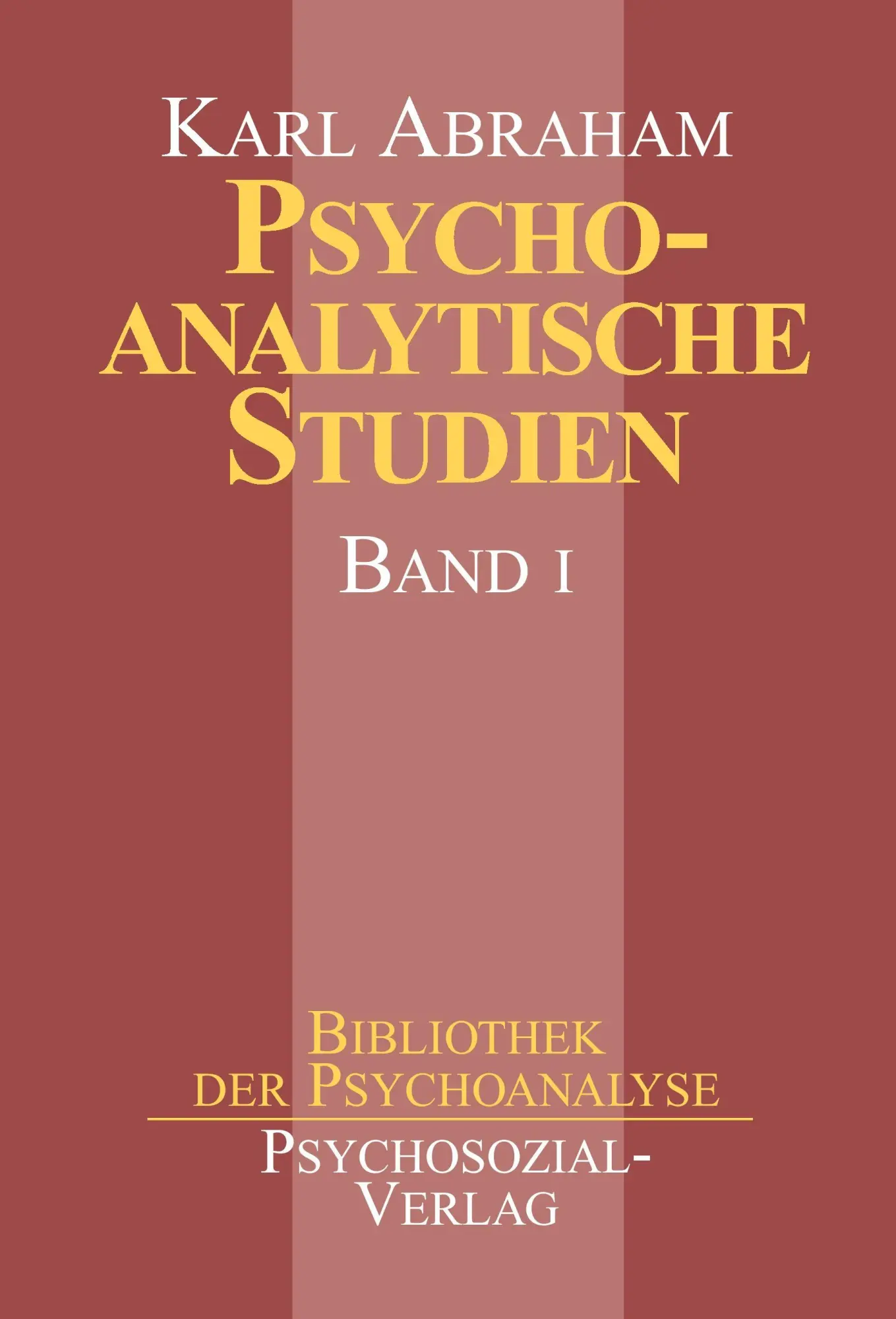 Cover: 9783932133671 | Psychoanalytische Studien 1/2 | Karl Abraham | Buch | 2 Bücher | 1999