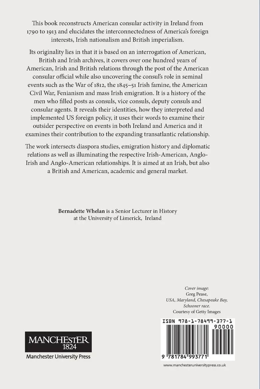 Rückseite: 9781784993771 | American Government in Ireland, 1790-1913 | Bernadette Whelan | Buch