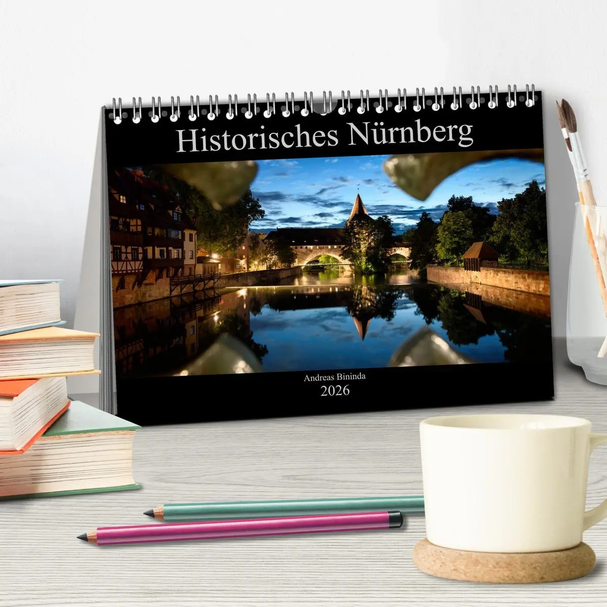 Bild: 9783457853771 | Historisches Nürnberg (Tischkalender 2026 DIN A5 quer), CALVENDO...
