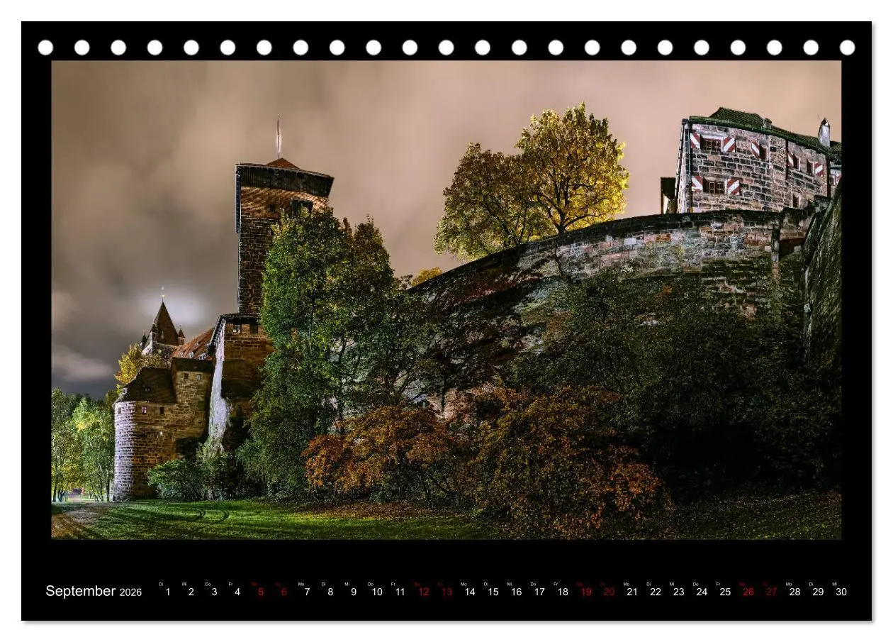 Bild: 9783457853771 | Historisches Nürnberg (Tischkalender 2026 DIN A5 quer), CALVENDO...