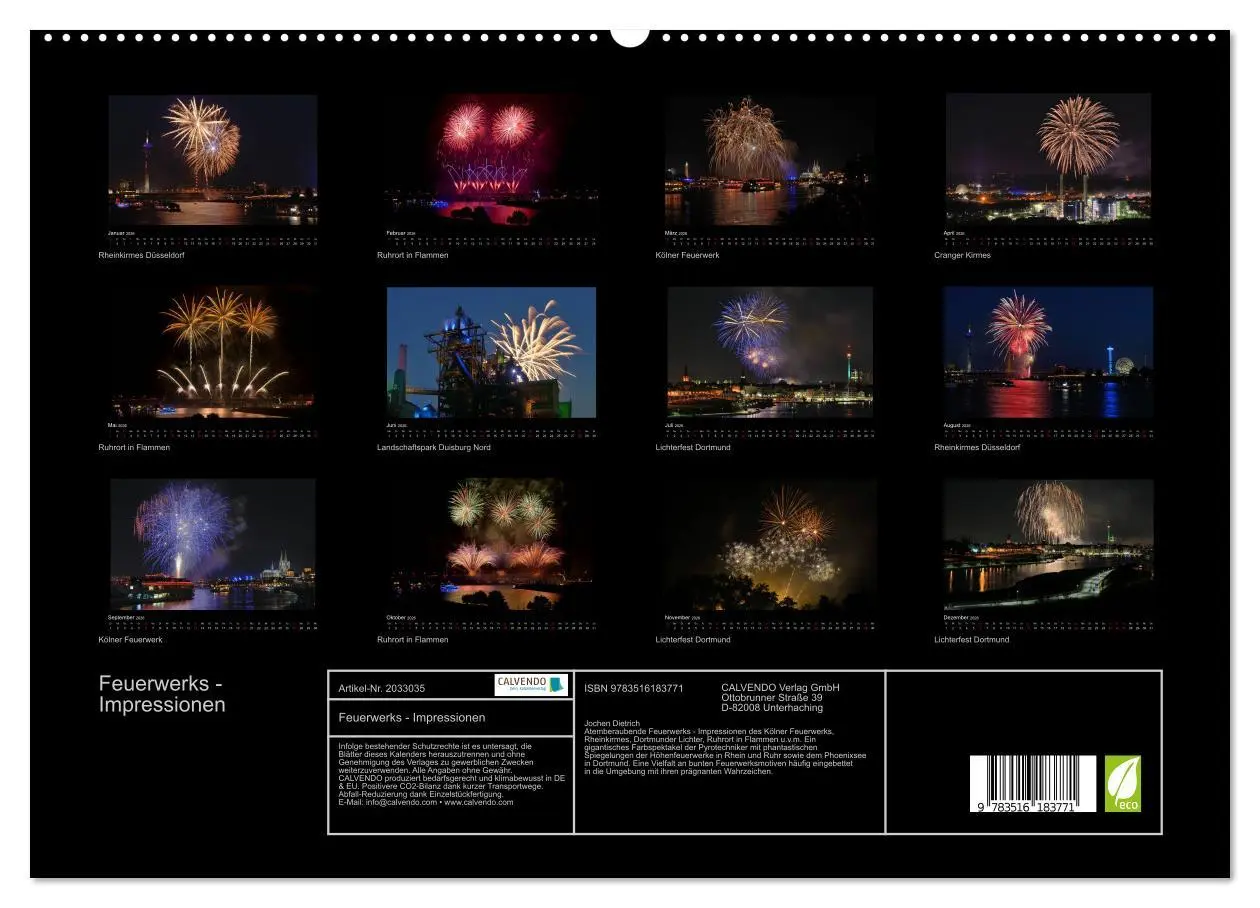 Bild: 9783516183771 | Feuerwerks - Impressionen (hochwertiger Premium Wandkalender 2026...