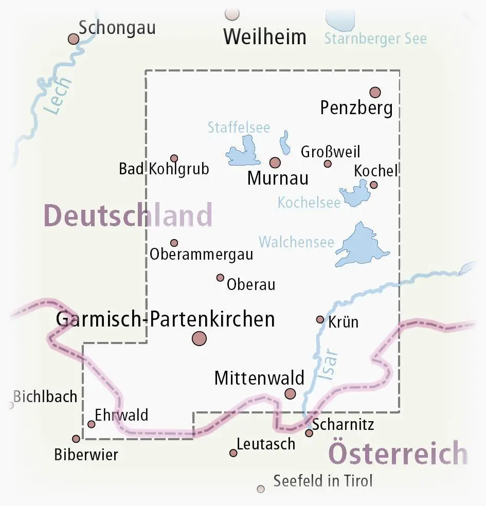 Bild: 9783747303771 | Werdenfelser Land, Staffelsee - Kochelsee - Walchensee - Zugspitze...