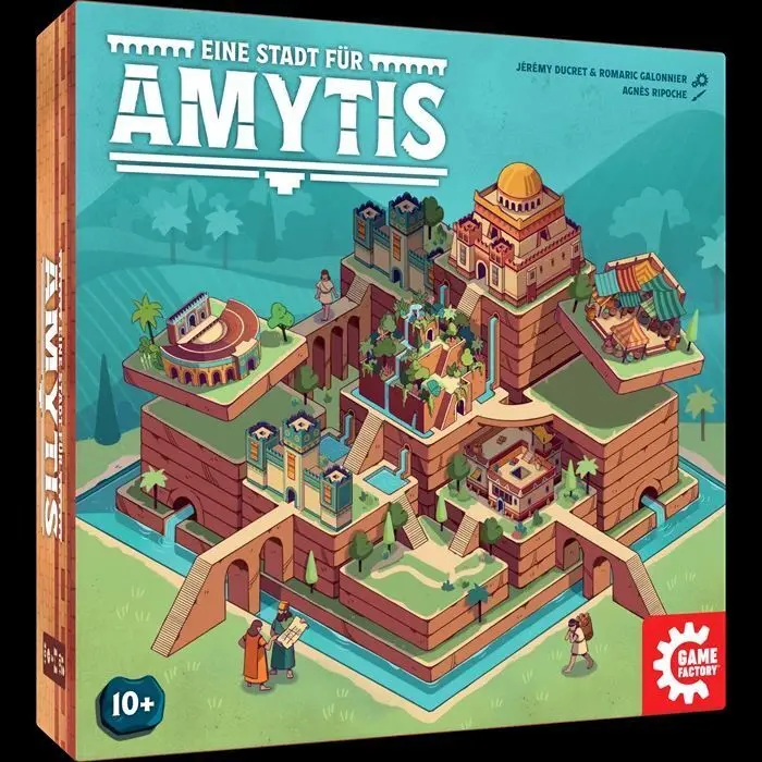 Cover: 7640142763871 | Eine Stadt für Amytis | Herausgegeben von GAME FACTORY | Spiel | 2025