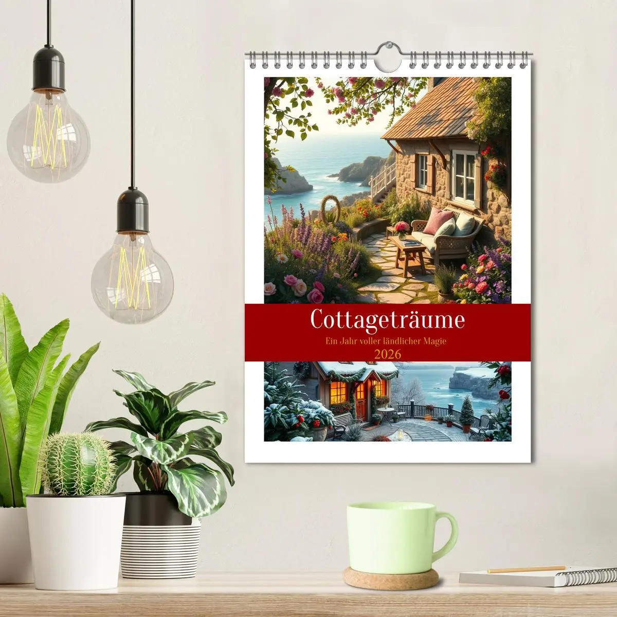 Bild: 9783457773871 | Cottageträume - Ein Jahr voller ländlicher Magie (Wandkalender 2026...