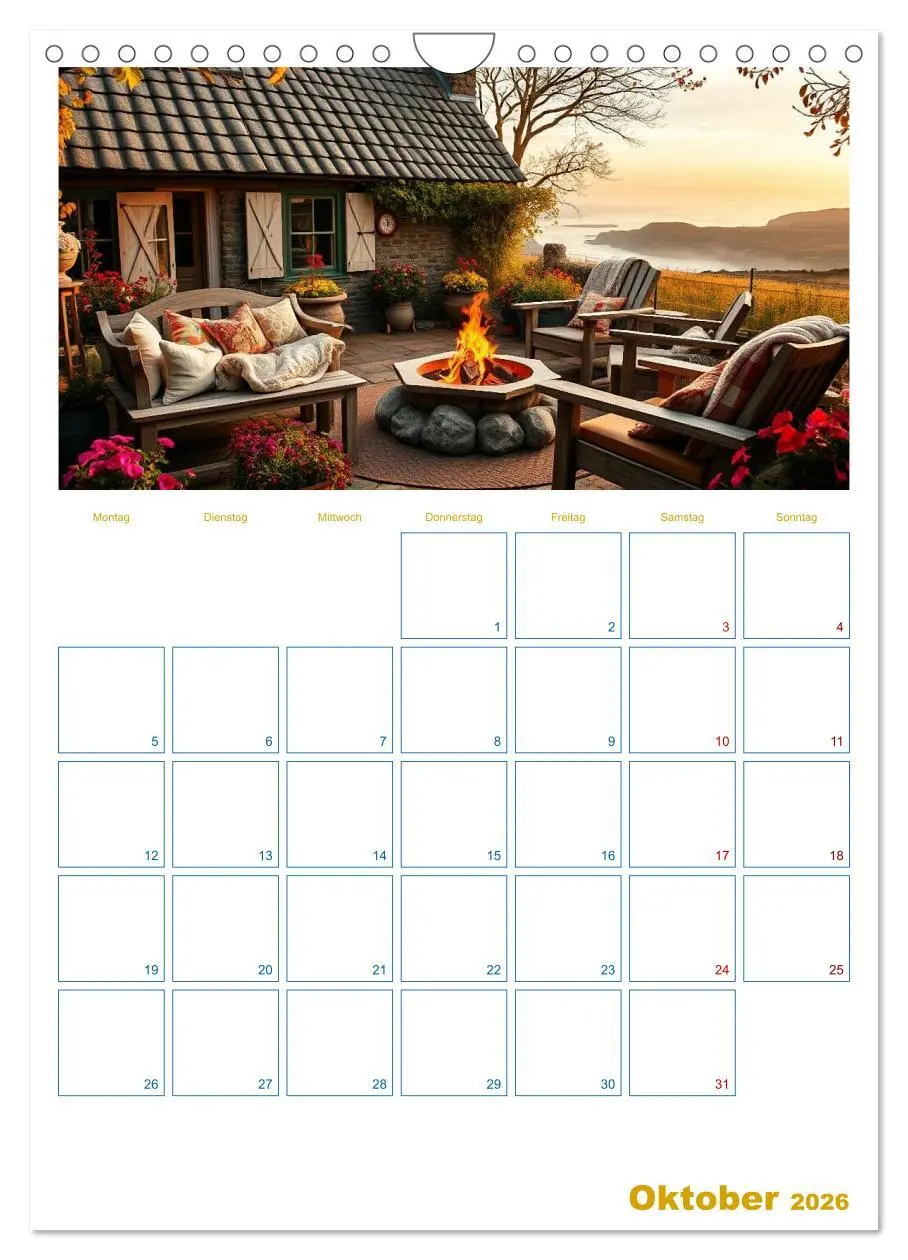 Bild: 9783457773871 | Cottageträume - Ein Jahr voller ländlicher Magie (Wandkalender 2026...