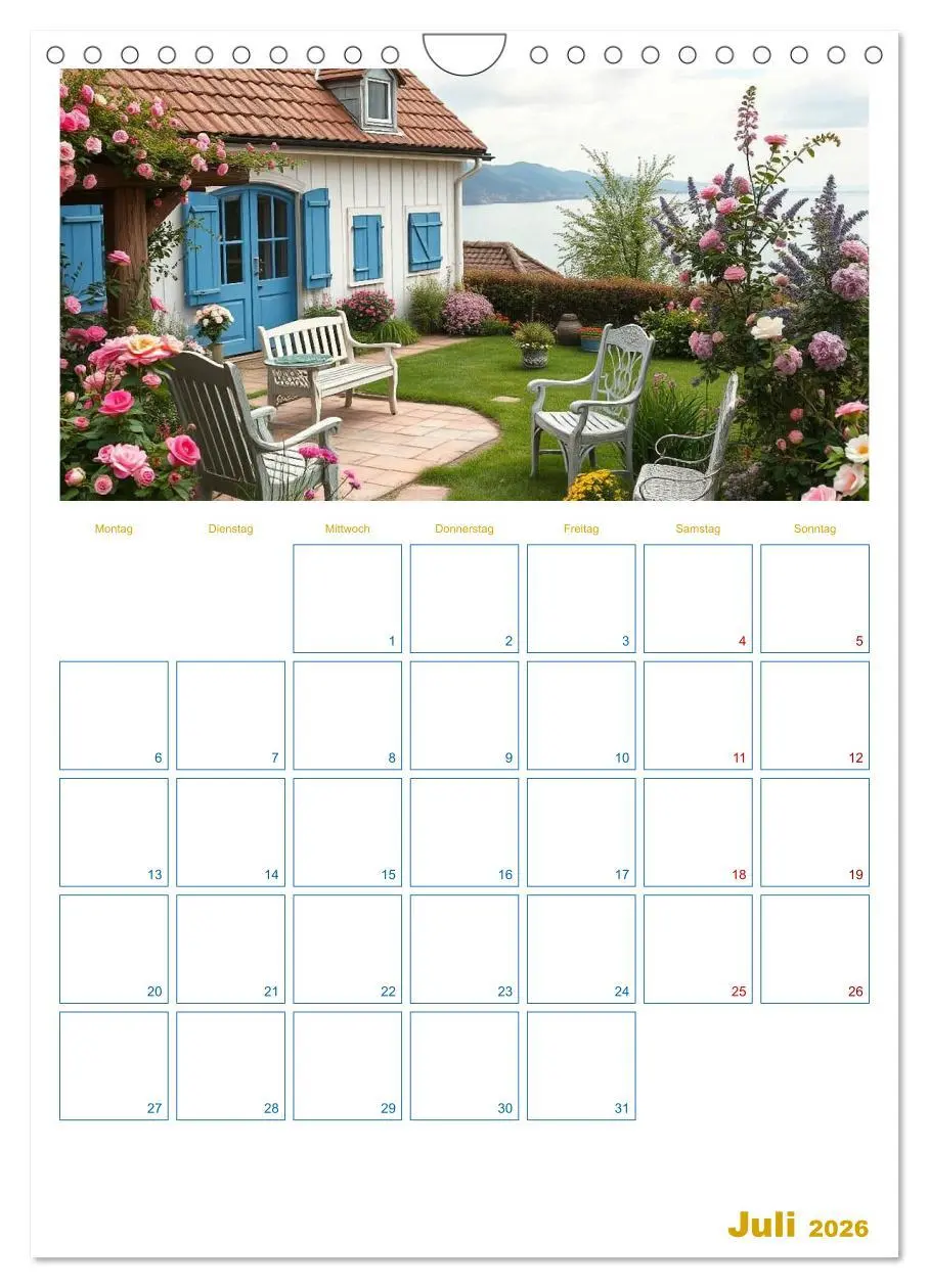 Bild: 9783457773871 | Cottageträume - Ein Jahr voller ländlicher Magie (Wandkalender 2026...