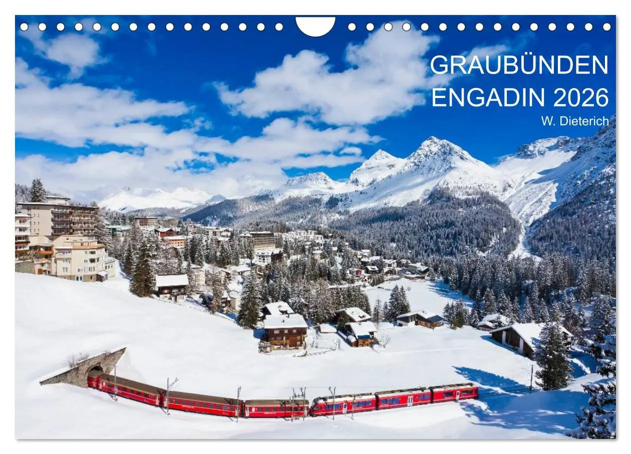 Cover: 9783516173871 | Graubünden Engadin 2026 (Wandkalender 2026 DIN A4 quer), CALVENDO...