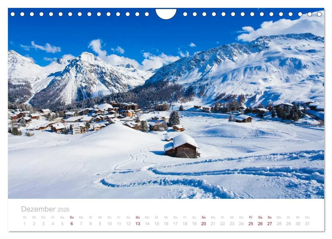 Bild: 9783516173871 | Graubünden Engadin 2026 (Wandkalender 2026 DIN A4 quer), CALVENDO...