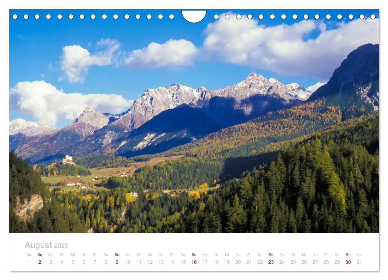 Bild: 9783516173871 | Graubünden Engadin 2026 (Wandkalender 2026 DIN A4 quer), CALVENDO...
