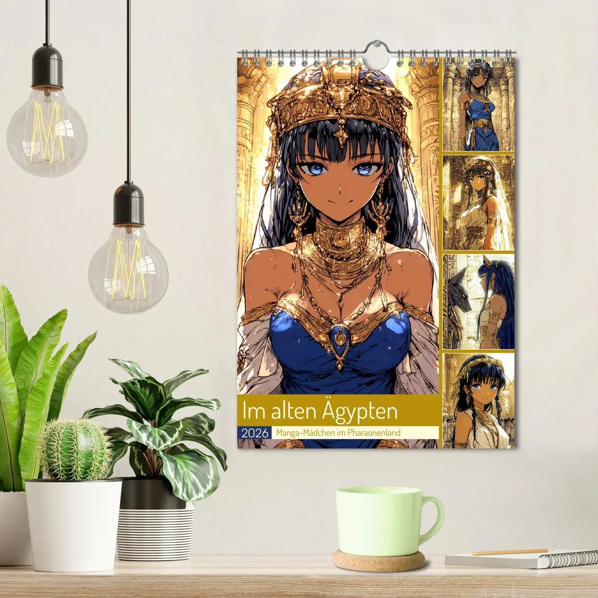 Bild: 9783516243871 | Im alten Ägypten. Manga-Mädchen im Pharaonenland (Wandkalender 2026...
