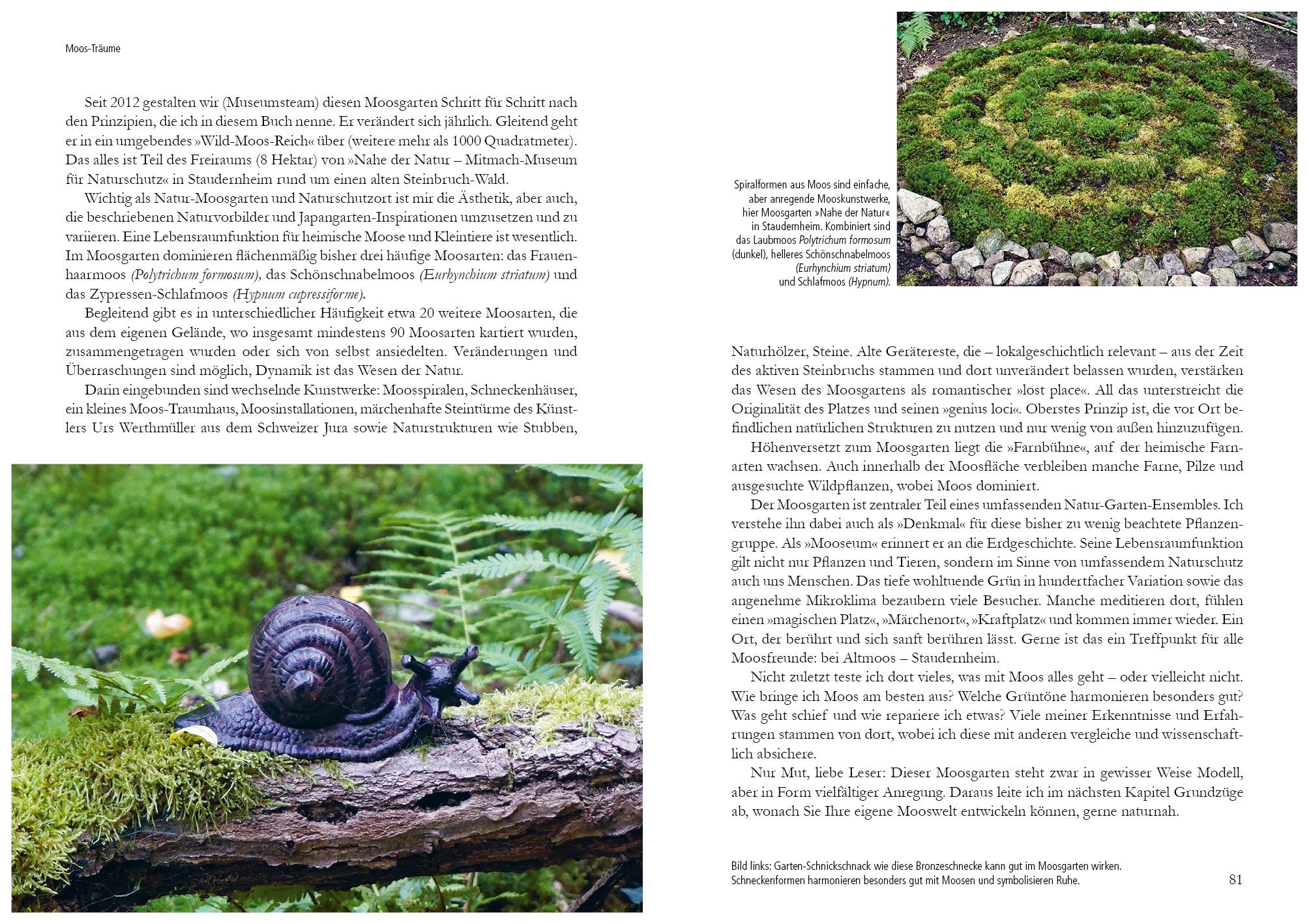 Bild: 9783895663871 | Der Moosgarten | Michael Altmoos | Buch | 208 S. | Deutsch | 2019