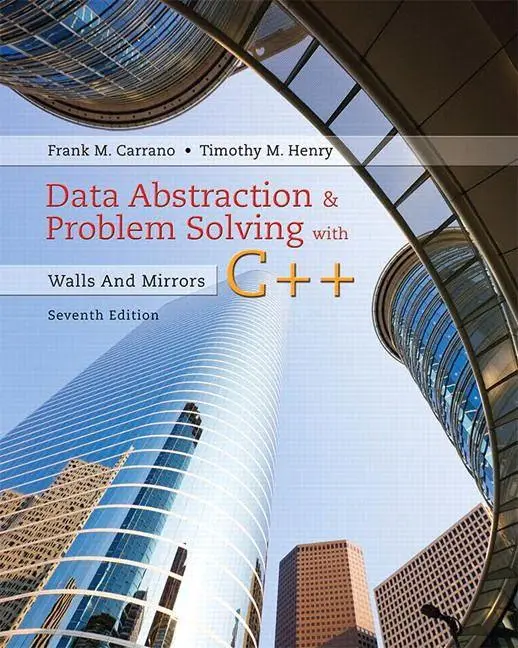 Cover: 9780134463971 | Data Abstraction &amp; Problem Solving with C++: Walls and Mirrors | Buch