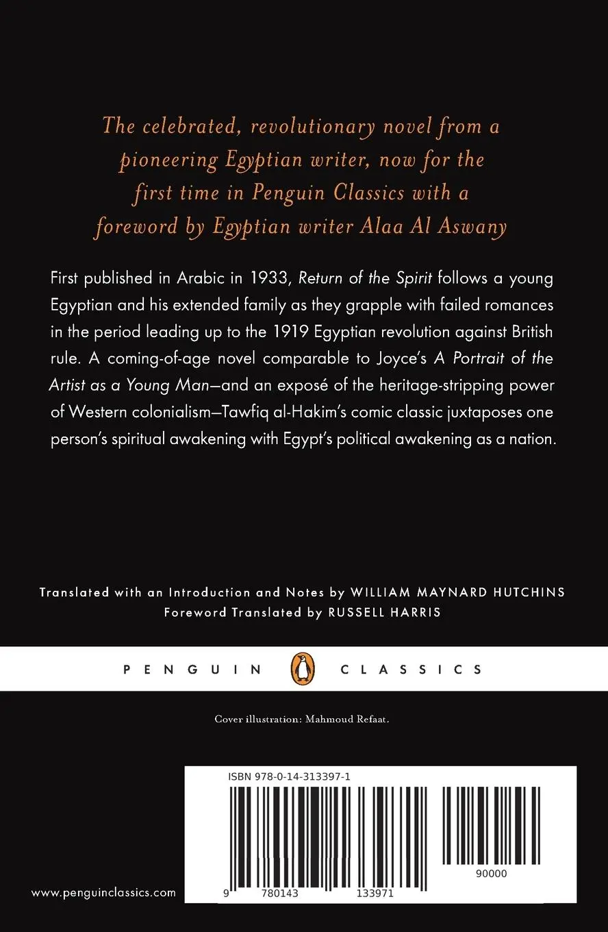 Rückseite: 9780143133971 | Return of the Spirit | Tawfiq Al-Hakim | Taschenbuch | Englisch | 2019