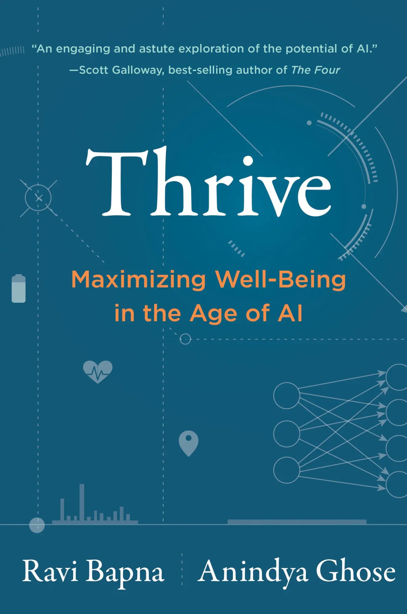 Cover: 9780262553971 | Thrive | Maximizing Well-Being in the Age of AI | Ravi Bapna (u. a.)
