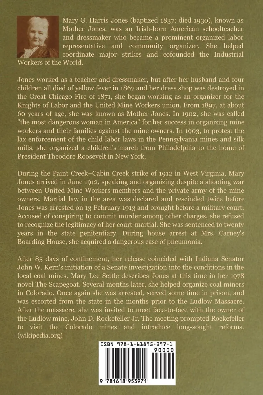 Rückseite: 9781618953971 | The Autobiography of Mother Jones | Mother Jones | Taschenbuch | 2019