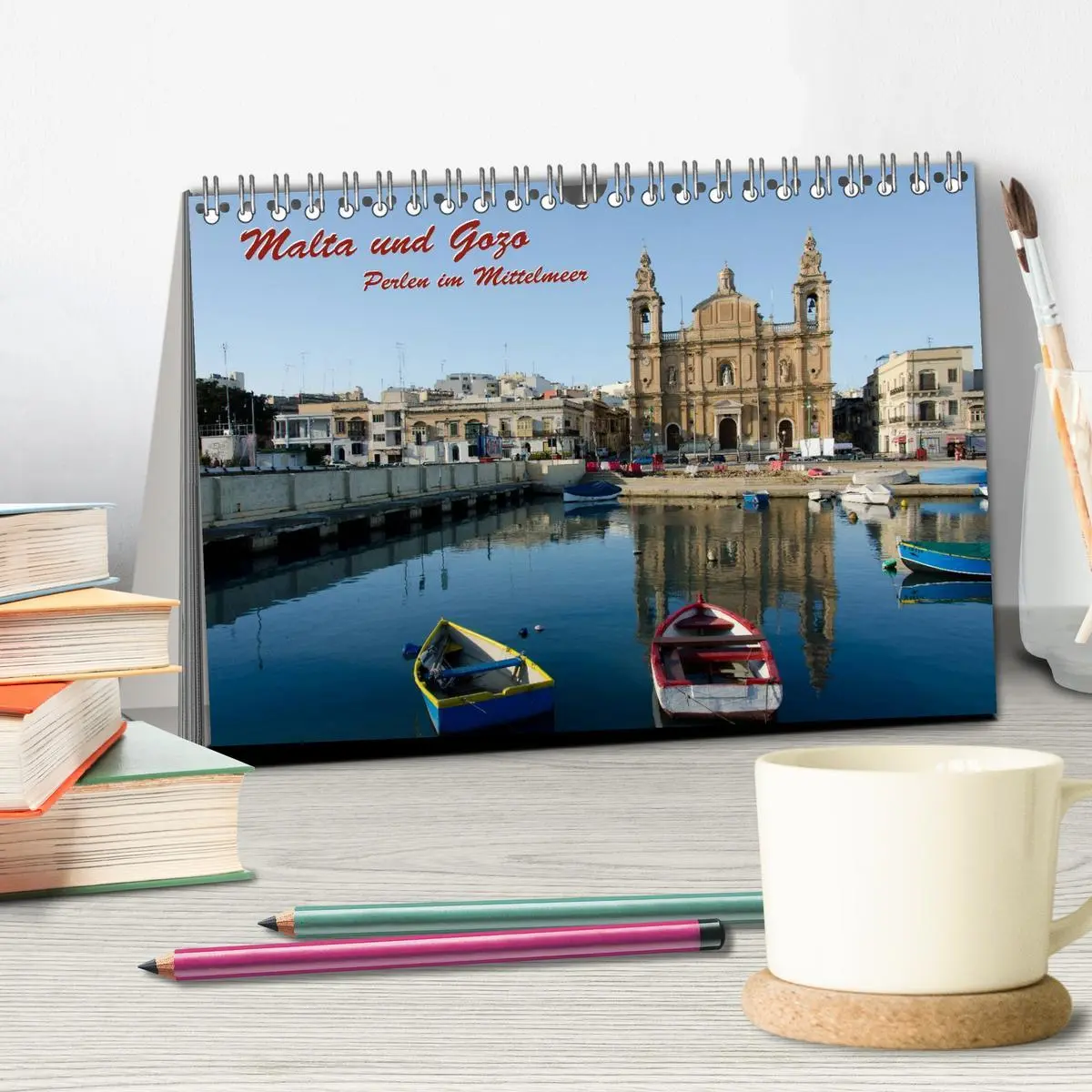 Bild: 9783516093971 | Malta und Gozo, Perlen im Mittelmeer (Tischkalender 2026 DIN A5...