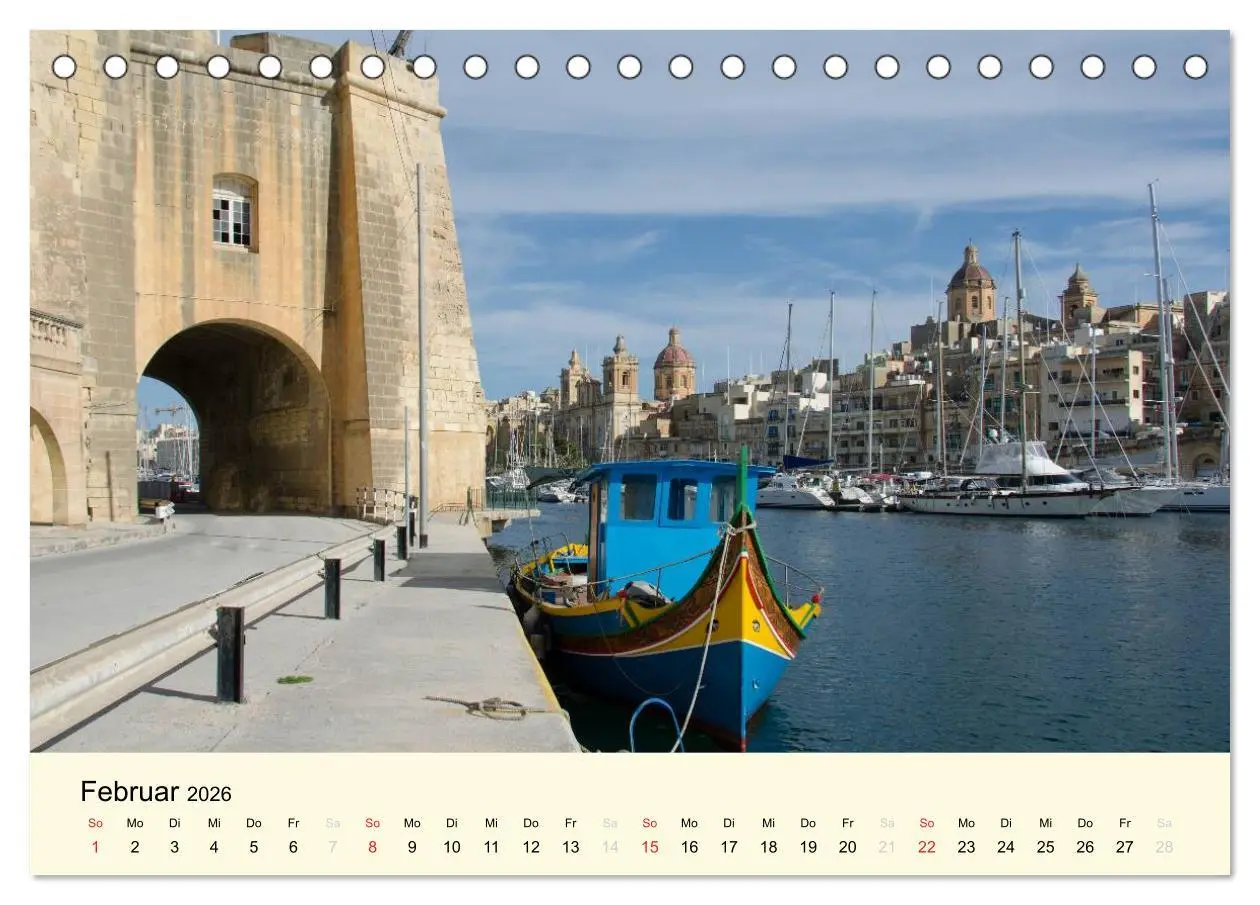Bild: 9783516093971 | Malta und Gozo, Perlen im Mittelmeer (Tischkalender 2026 DIN A5...
