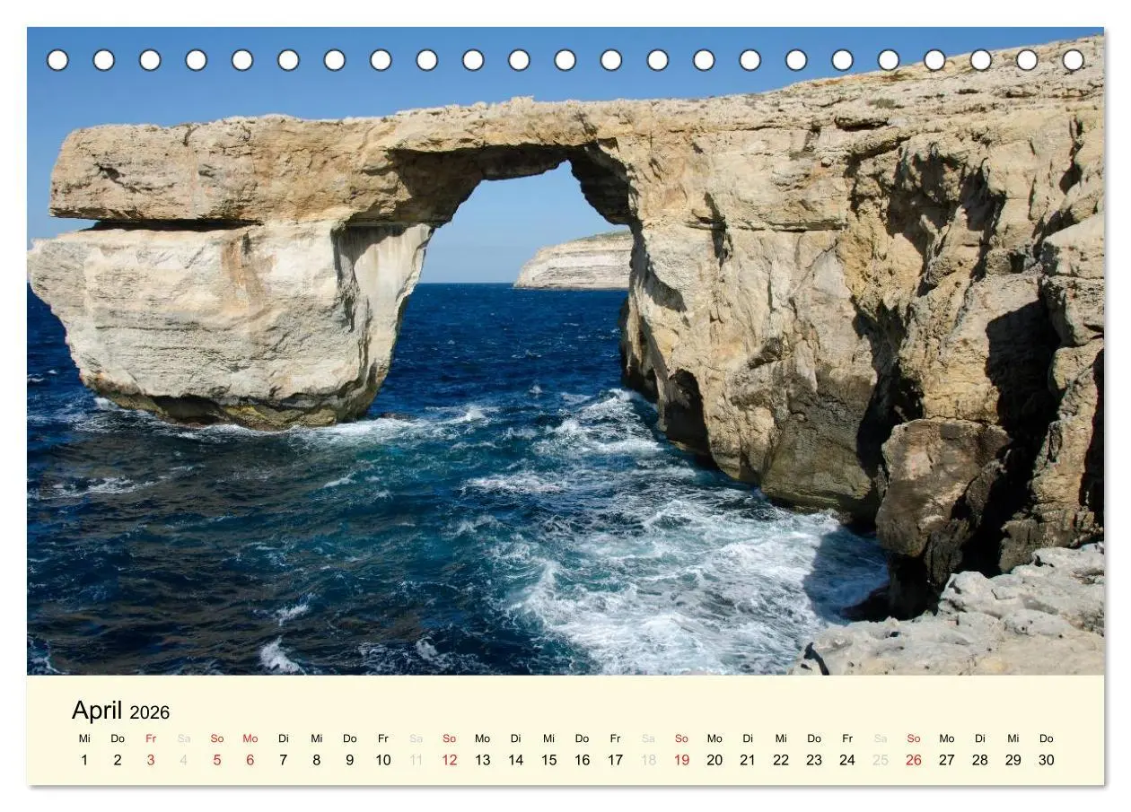 Bild: 9783516093971 | Malta und Gozo, Perlen im Mittelmeer (Tischkalender 2026 DIN A5...
