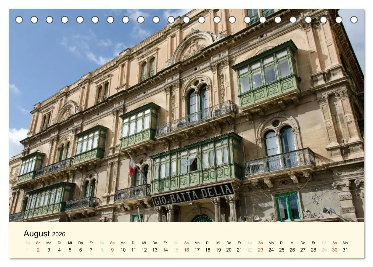 Bild: 9783516093971 | Malta und Gozo, Perlen im Mittelmeer (Tischkalender 2026 DIN A5...