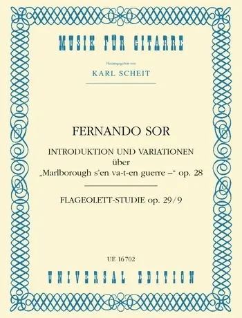 Cover: 9783702423971 | Introduktion und Variationen über "Malborough s'en va-t-en guerre-"