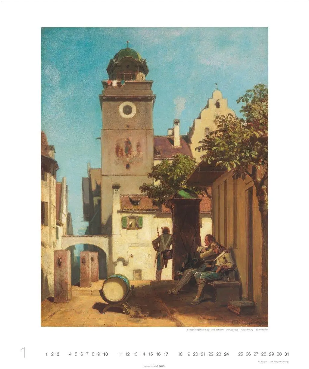 Bild: 9783839903971 | Carl Spitzweg Edition Kalender 2027 | Carl Spitzweg | Kalender | 14 S.