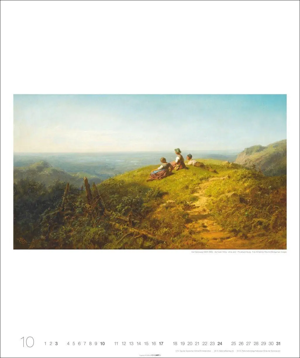 Bild: 9783839903971 | Carl Spitzweg Edition Kalender 2027 | Carl Spitzweg | Kalender | 14 S.