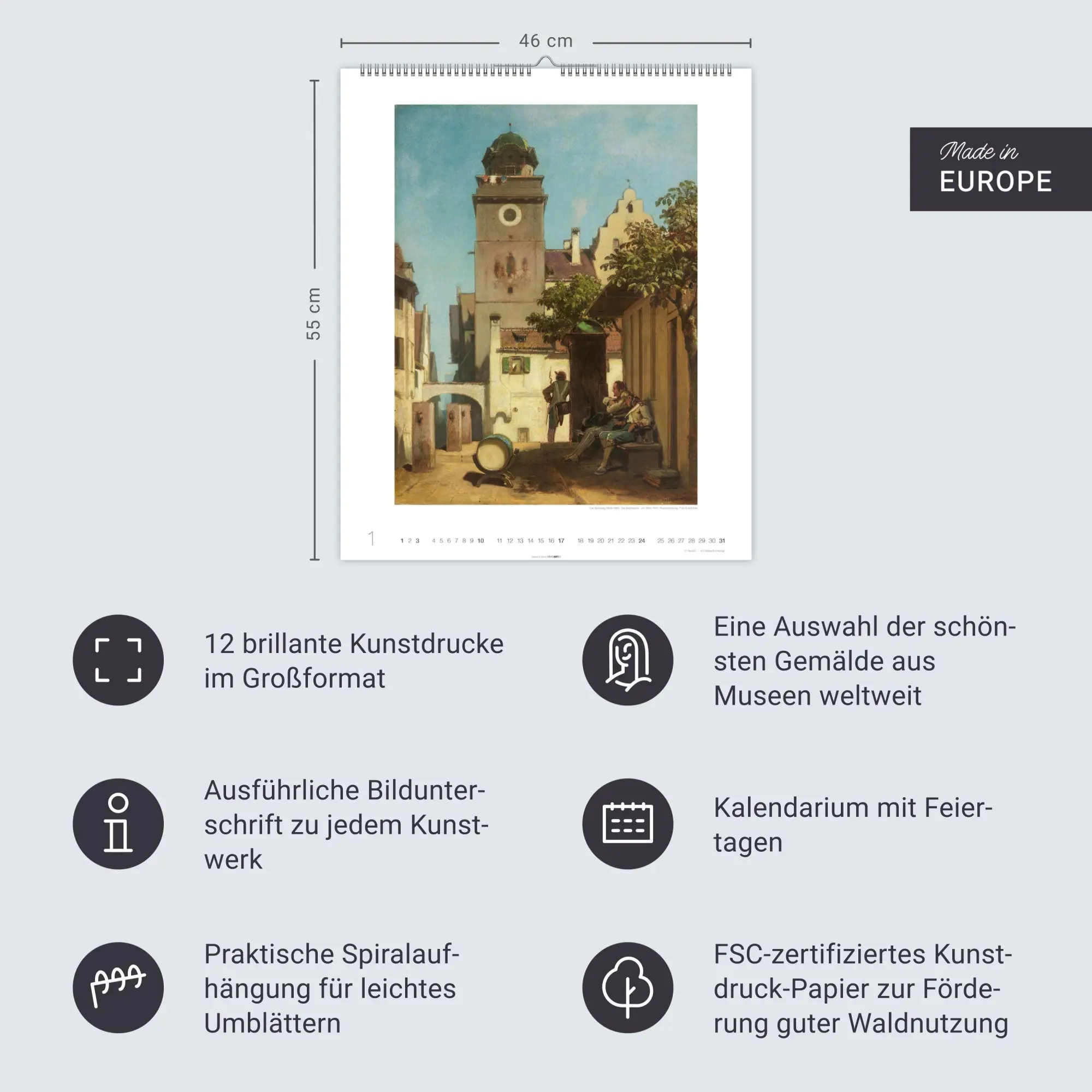 Bild: 9783839903971 | Carl Spitzweg Edition Kalender 2027 | Carl Spitzweg | Kalender | 14 S.