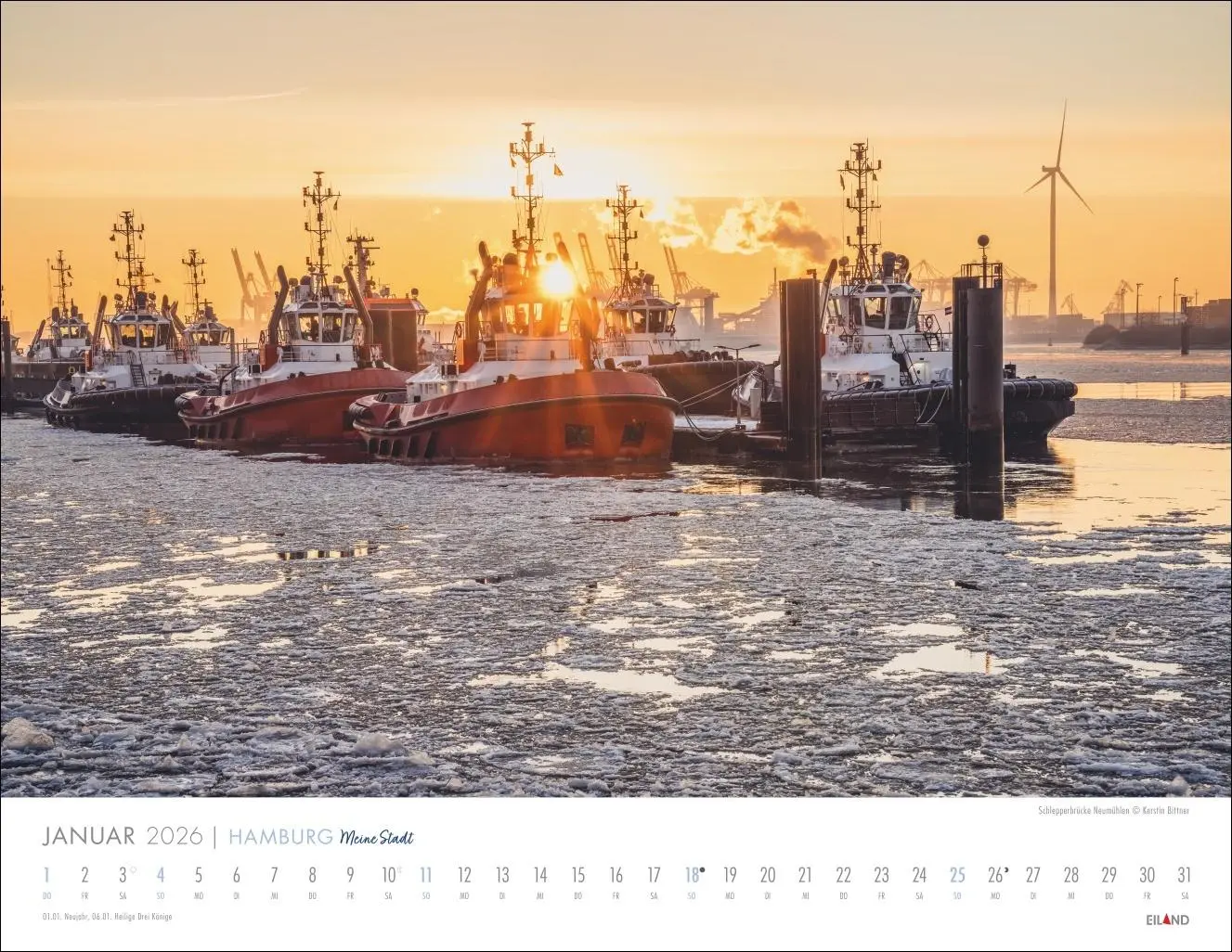 Bild: 9783964023971 | Hamburg - Meine Stadt Kalender 2026 | Eiland | Kalender | 13 S. | 2026
