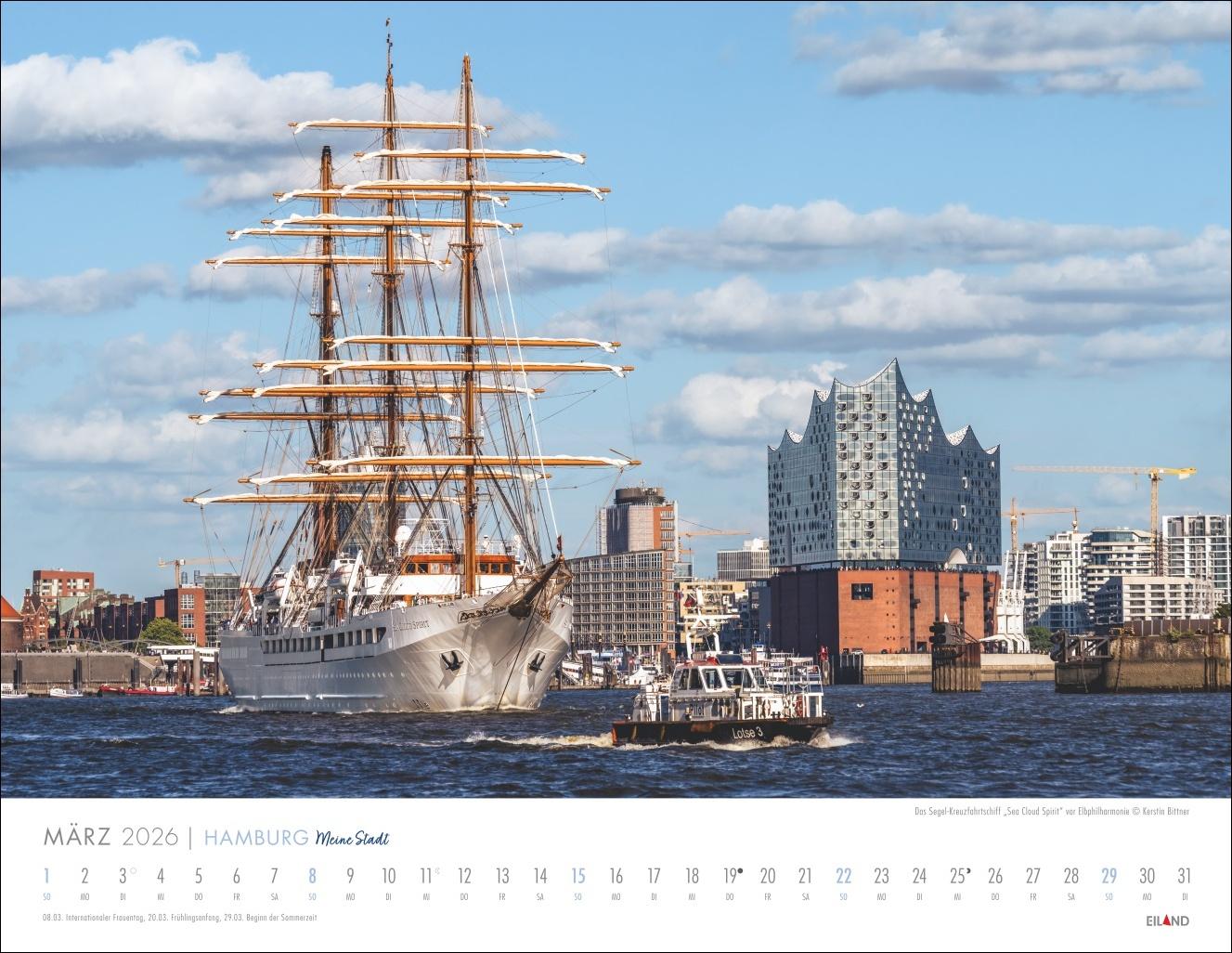 Bild: 9783964023971 | Hamburg - Meine Stadt Kalender 2026 | Eiland | Kalender | 13 S. | 2026