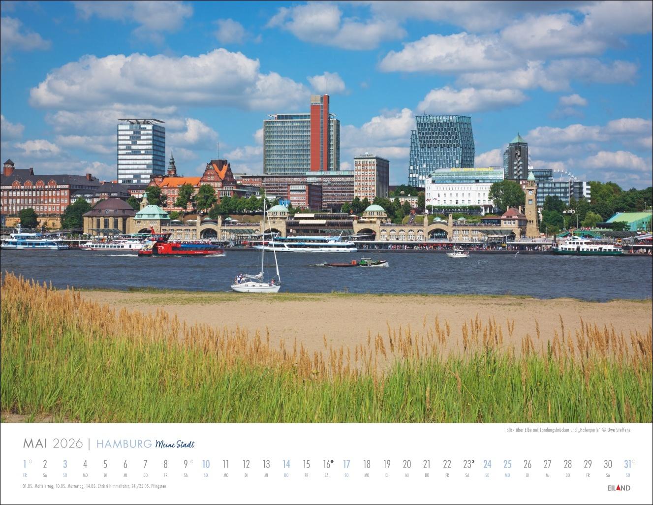 Bild: 9783964023971 | Hamburg - Meine Stadt Kalender 2026 | Eiland | Kalender | 13 S. | 2026