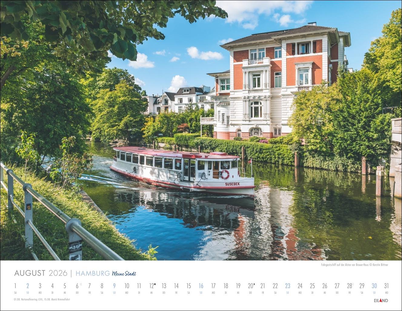 Bild: 9783964023971 | Hamburg - Meine Stadt Kalender 2026 | Eiland | Kalender | 13 S. | 2026