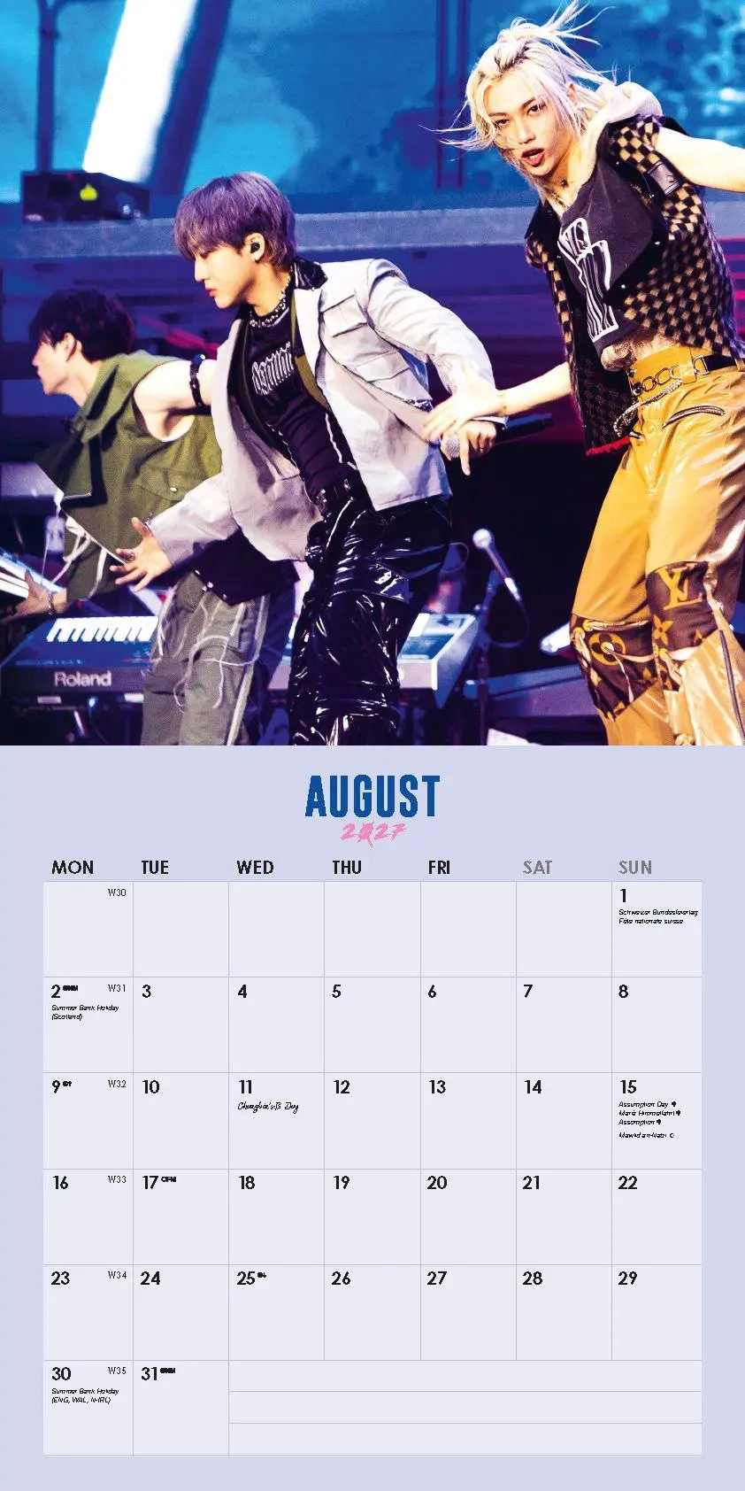 Bild: 9798893613971 | Stray Kids Kalender 2027 | Bang Chan (u. a.) | Kalender | 14 S. | 2027