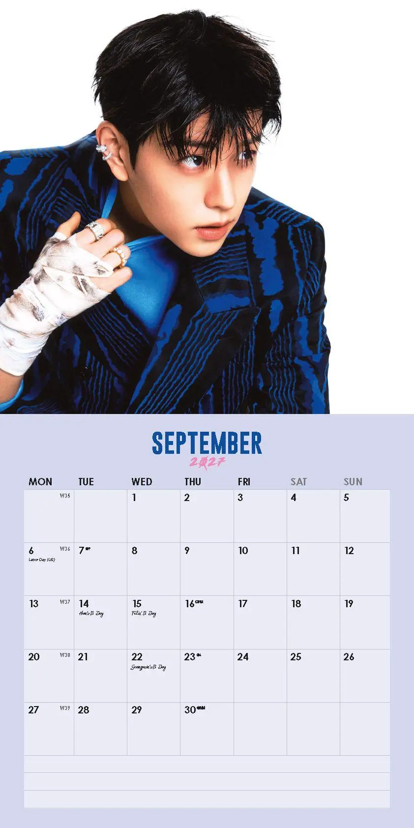 Bild: 9798893613971 | Stray Kids Kalender 2027 | Bang Chan (u. a.) | Kalender | 14 S. | 2027